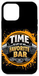 Coque pour iPhone 12 mini Workout Humor: Time To Lift At My Favorite Bar