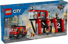 Lego City - La Caserne Et Le Camion De Pompiers - 60414