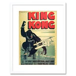 Wee Blue Coo Film Movie King Kong Wray Armstrong French Framed Wall Art Print