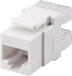 Goobay Keystone-modul RJ45 CAT 5e, UTP, 100 MHz 20 mm bred, RJ45-kontakt (8P8C).