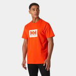 Helly Hansen Herr HH Box Mjuk Bomulls T-shirt Röd S