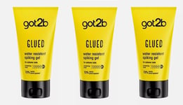 3x Schwarzkopf Got2b Glued Water Resistant Spiking Glue for Screaming Hold 150ml