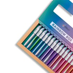 BIC 4 Couleurs Coffret Rainbow Edition Limitée, Idéal Collectionneur versions Bicolore, Shine et Glacé - Coffret de 15 stylos, Commencez votre collection de 4 Couleurs dès maintenant !