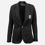 Double Knit Jacquard Blazer - Polo Black