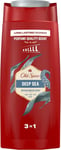 Old Spice Deep Sea Shower Gel & Shampoo For Men 675 675 ml (Pack of 1), Red 