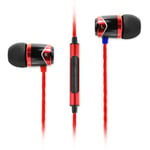 Soundmagic E10c In Ear Isolating Earphones With Mic - Black & Red-