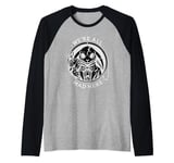 Alice in Wonderland - We're All Mad Here Rabbit Hatter Quote Raglan Baseball Tee