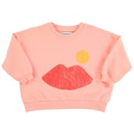 Piupiuchick Sweatshirt Med Trykk Korall | Rosa | 6 years