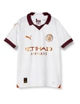 Manchester City FC MCFC 770452-02 Away Jersey Replica Jr T-Shirt Unisex - Bambini White 176