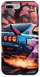 Coque pour iPhone 7 Plus/8 Plus JDM R34 Drift Racing Tuning Voiture Tokyo Skyline At Night Cadeau