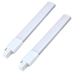 2-pack G23 LED-lampor AC 85-265v, Neutralvit 4000k, 1200lm, energibesparande ljus