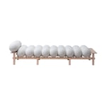 Gärsnäs Dag Daybed Bok-Barnum bouclé 01 Off white