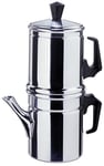 ILSA Napoletana Coffee Maker, Aluminum, Silver Color, 1 Cup