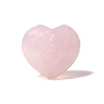 Rose Quartz Heart Worry Stone -- 5.5Cm