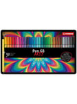 STABILO Pen 68 Arty metal tin of 30 colors