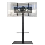 Height Adjustable Office TV Television Stand Mount TV Bracket Swivel Fr TCL Sony