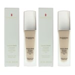 Elizabeth Arden Womens Flawless Finish 110N Very Fair Neutral Tone Foundation 30ml X 2 - NA - One Size