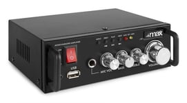 MAX AV340 Karaoke Förstärkare med Multimedia spelare, MAX AV340 Förstärkare med USB/BT uppspelning