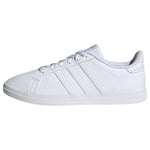 adidas Women's Courtpoint X Shoes, Cloud White/Cloud White/Grey Two, 8.5