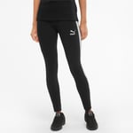 Puma Iconic T7 Mid-Rise Womens Leggings - Black Cotton - Size 2XL