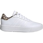 adidas Femme Court Platform Shoes, Cloud White/Cloud White/Magic Beige, 41 1/3