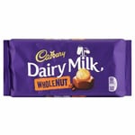 Cadbury Dairy Milk Whole Nut Bar (200g) - Pack of 6