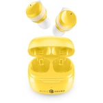 Music Sound - Flow - Casque Bluetooth Intra-auriculaire sans Fil - Durée de Lecture 25 H - Jaune