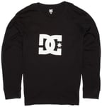 DC Shoes Star - T-Shirt Manches Longues - Uni - Coton - Garçon - Noir - L