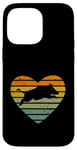 iPhone 14 Pro Max I Love Wild Boars Retro Heart Hunter Boar Case