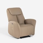 Fauteuil relax électrique inclinable design moderne avec USB Jennifer