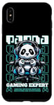 Coque pour iPhone XS Max Graphique de jeu Panda Gamer pour hommes, garçons, femmes, enfants