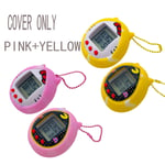 Coque De Protection En Silicone Pour Tamagotchi,Convient Également Aux Appareils Pac-Man Avec Anneau De Couleur - Type Pink And Yellow