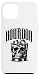 Coque pour iPhone 13 Crâne de whisky bourbon - squelette vintage amateur de whisky