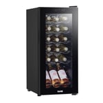 Baridi 18 Bottle Wine Fridge & Cooler - Black DH6