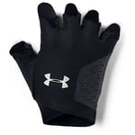 Under Armour Training Gloves, Women Black, Black/Silver, Large