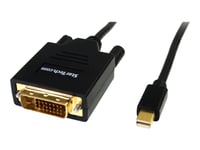 Startech.Com 6 Fot Mini Displayport Til Dvi-Kabel - M/M - Mdp Til Dvi-Kabel - Minidp Til Dvi - Mini Dp Til Dvi-Konverter (Mdp2dvimm6) - Displayport-Kabel - Mini Displayport (Han) Til Dvi-D (Han) - 1.8 M - Sortere