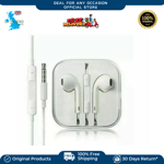 Universal Wired Handsfree Headphones Earphones Earbud with Mic Mobile Phone