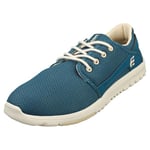 Etnies Men's Scout Skate Shoe, Blue/White, 4 UK