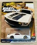 Hot Wheels 1969 Ford Mustang Boss 302 1:64 HYP71 The Fast and the Furious