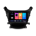 ADMLZQQ 9 Inch Touch Screen Android 10.0 GPS Navigation Head Unit for Hyundai Elantra 2014-2016, Bluetooth/FM/RDS/DSP/Steering Wheel Controls/Rear View Camera / 4G+WIFI,7862 (8core 4+64G)