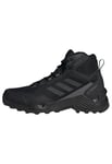 adidas Men's Eastrail 2.0 Mid RAIN.RDY Waterproof Hiking Shoes, Core Black/Carbon/Grey Five, 12.5 UK