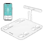 HEALTHKEEP Body Fat Scale Bluetooth, Digital Body Weight White