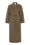 Saville Coat - Brown Melange