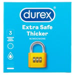 Préservatifs Durex Extra Safe, 3 pieces