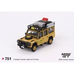 MiniGT Land Rover Defender 110 1989 Camel Trophy Japan Team 1:64 Model 751-R