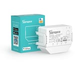 Interrupteur WiFi Compatible avec Interrupteur Conventionnel Sonoff Mini R3 16A Blanc