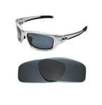 NEW POLARIZED REPLACEMENT BLACK LENS FOR OAKLEY VALVE SUNGLASSES