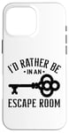 iPhone 16 Pro Max Cool Escape Room Game Design for Escape Room Player Case