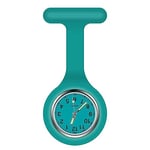 Vicloon Montre à Gousset D'infirmière, Infirmière Montre Broche en Silicone avec Broche pour Infirmières et à Tout Autre Professionnel de la Santé Bleu Ciel