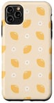 Coque pour iPhone 11 Pro Max Couleur neutre pastel, jaune, été, motif citron